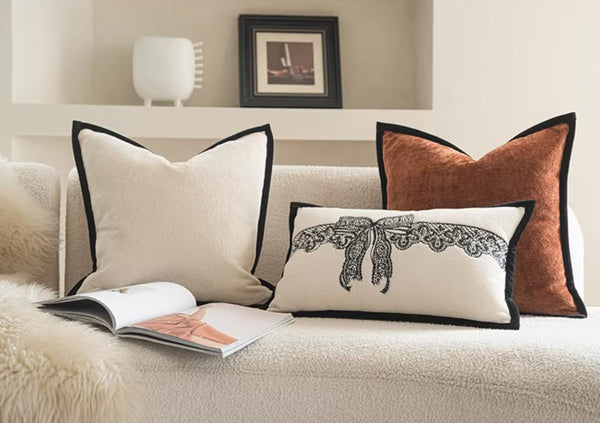 Decorative Pillow Arrangement Ideas for Couch, Large Decorative Throw Pillows, Modern Decorative Pillows for Living Room, Decorative Pillow Covers-Paintingforhome