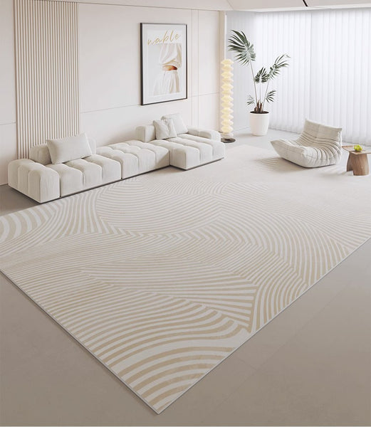 Large Modern Area Rugs in Living Room, Bedroom Contemporary Modern Rugs, Modern Rugs in Dining Room Area, Large Geometric Carpets-Paintingforhome