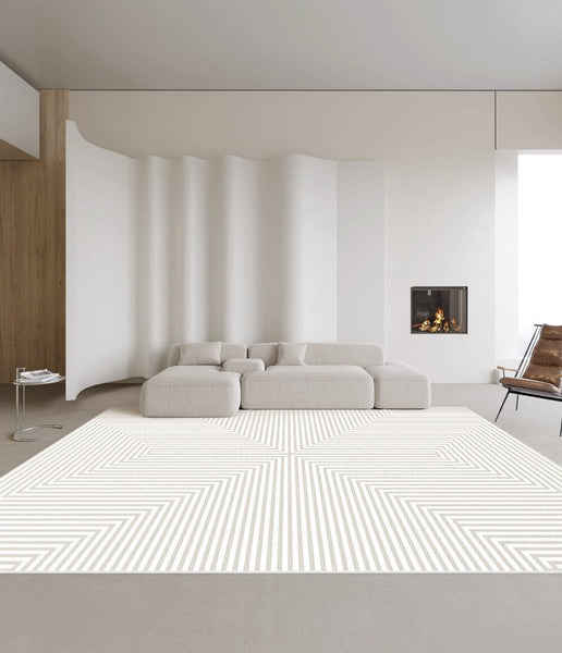 Geometric Modern Rugs for Sale, Contemporary Rugs for Bathroom, Large Modern Rugs for Living Room, Abstract Modern Area Rugs for Bedroom-Paintingforhome