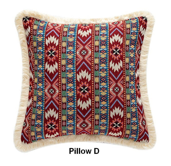 Unique Decorative Throw Pillows, Bohemian Decorative Sofa Pillows for Living Room, Extra Large Modern Geometric Pillows, Oriental Throw Pillow for Couch-Paintingforhome