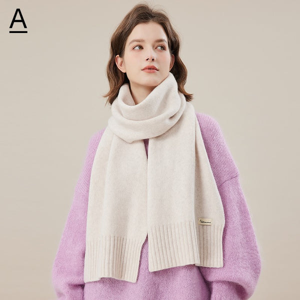 Modern Winter Scarf, Fashion Designer Scarf, Casual Scarf for Women, Cold Weather Scarf, Wool Scarf for Women, Soft Cashmere Scarf for Women-Paintingforhome