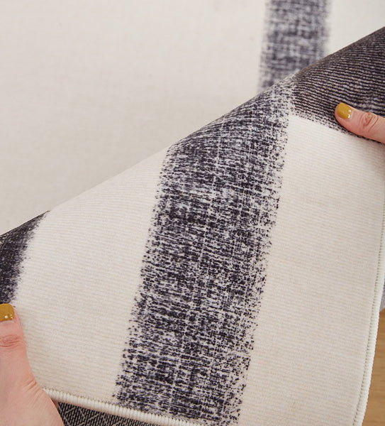 Abstract Area Rugs for Living Room, Geometric Contemporary Modern Rugs Next to Bed, Modern Carpets for Office, Modern Soft Rugs under Dining Room Table-Paintingforhome