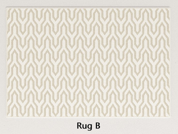 Abstract Modern Rugs for Living Room, Contemporary Carpets for Kitchen, Geometric Modern Rugs for Dining Room, Contemporary Modern Rugs Next to Bed-Paintingforhome