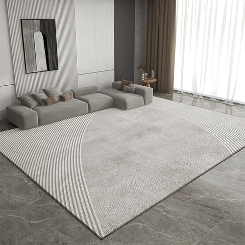 Modern Rug Placement Ideas for Living Room, Geometric Modern Rugs for Sale, Abstract Rugs for Dining Room, Contemporary Modern Rugs for Bedroom-Paintingforhome