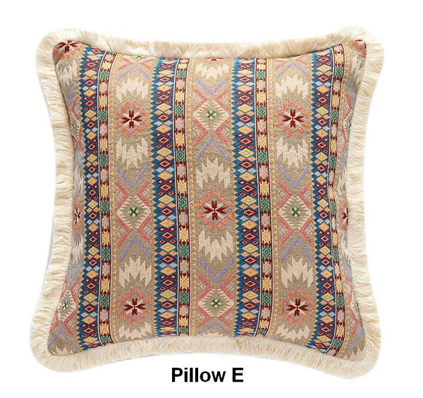 Oversized Decorative Throw Pillows, Bohemian Decorative Sofa Pillows for Living Room, Extra Large Modern Geometric Pillows, Oriental Throw Pillow for Couch-Paintingforhome