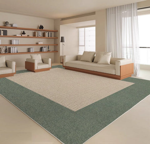 Large Modern Rugs in Living Room, Rectangular Modern Rugs under Sofa, Soft Contemporary Rugs for Bedroom, Dining Room Floor Carpets, Modern Rugs for Office-Paintingforhome