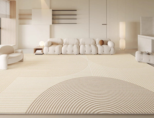 Oversized Modern Rug for Living Room, Bedroom Floor Rugs, Geometric Contemporary Rugs for Dining Room, Extra Large Modern Rugs for Living Room-Paintingforhome