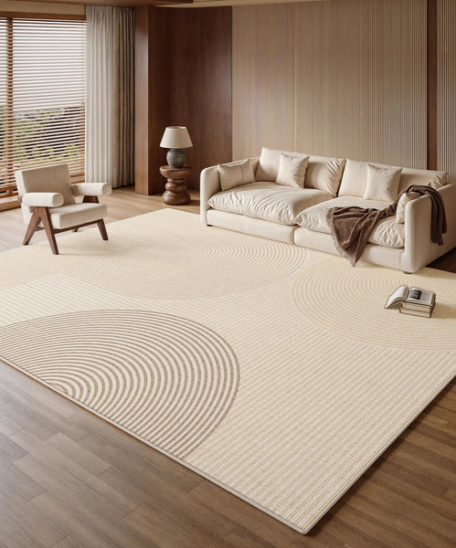 Oversized Modern Rug for Living Room, Bedroom Floor Rugs, Geometric Contemporary Rugs for Dining Room, Extra Large Modern Rugs for Living Room-Paintingforhome