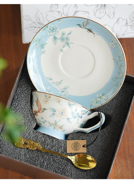 Ceramic Tea Cup Set, Luxury Tea Cup with Saucer, Elegant Coffee Cup, Porcelain Coffee Cup, Porcelain Tea cups, British Tea Cup Set, Afternoon Tea Cup with Saucer Set-Paintingforhome