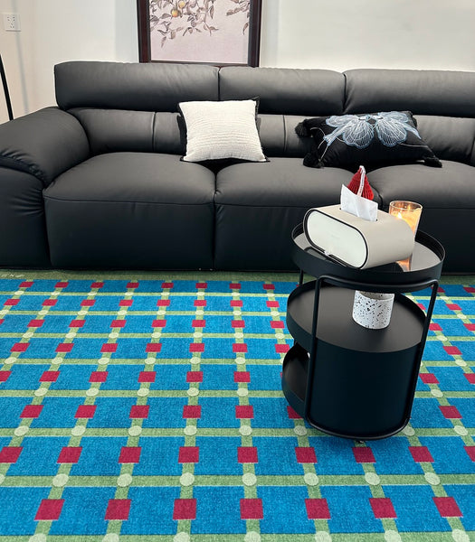 Contemporary Modern Rugs for Living Room, Mid Century Modern Rugs, Colorful Absract Rugs for Bedroom, Minimalist Geometric Rugs for Living Room-Paintingforhome