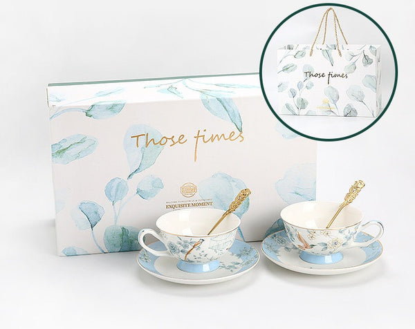 Ceramic Tea Cup Set, Luxury Tea Cup with Saucer, Elegant Coffee Cup, Porcelain Coffee Cup, Porcelain Tea cups, British Tea Cup Set, Afternoon Tea Cup with Saucer Set-Paintingforhome