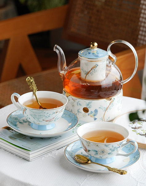 Porcelain Coffee Cup, Ceramic Tea Cup Set, Luxury Tea Cup with Saucer, Elegant Coffee Cup, Porcelain Tea cups, British Tea Cup Set, Afternoon Tea Cup with Saucer Set-Paintingforhome