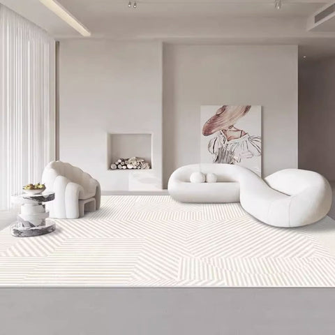 Abstract Modern Rugs for Bedroom, Modern Rugs for Dining Room, Simple Large Modern Rugs for Living Room, Abstract Geometric Modern Rugs-Paintingforhome