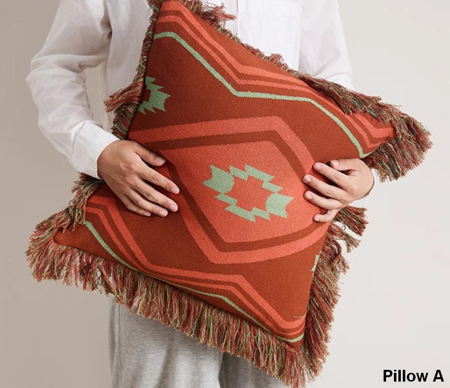 Simple Decorative Pillow Covers, Modern Decorative Pillow for Interior Design, Contemporary Modern Sofa Pillows for Bedroom, Square Modern Pillows for Couch-Paintingforhome