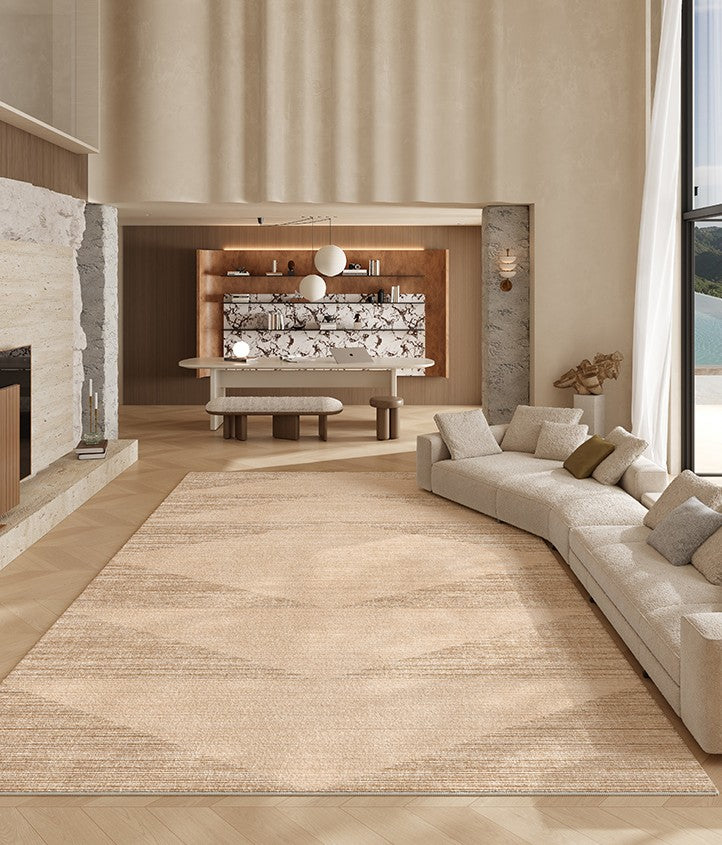 Modern Rugs under Dining Room Table, Geometric Modern Carpets for Office, Abstract Modern Rugs for Living Room, Contemporary Modern Rugs Next to Bed-Paintingforhome