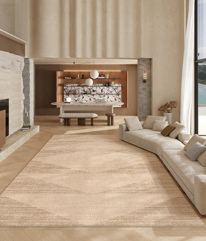 Modern Rugs under Dining Room Table, Geometric Modern Carpets for Office, Abstract Modern Rugs for Living Room, Contemporary Modern Rugs Next to Bed-Paintingforhome