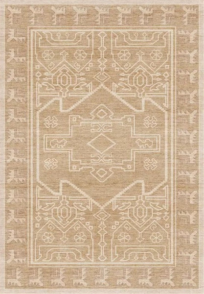 Large Modern Rugs under Dining Room Table, Contemporary Abstract Rugs Next to Bed, Geometric Modern Carpets for Office, Vintage Soft Turkish Rug for Living Room-Paintingforhome