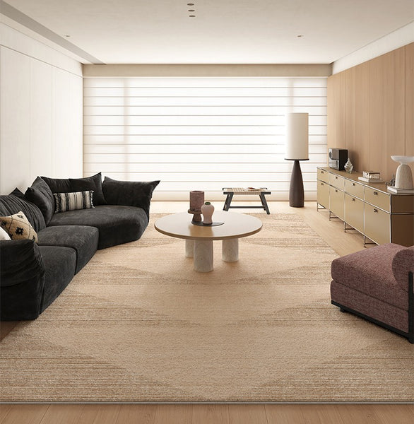 Modern Rugs under Dining Room Table, Geometric Modern Carpets for Office, Abstract Modern Rugs for Living Room, Contemporary Modern Rugs Next to Bed-Paintingforhome