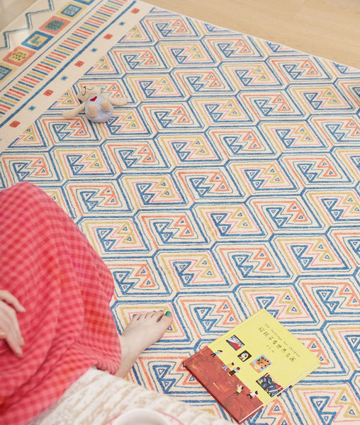 Contemporary Runner Rugs for Living Room, Modern Runner Rugs Next to Bed, Runner Rugs for Hallway, Bathroom Runner Rugs, Kitchen Runner Rugs-Paintingforhome