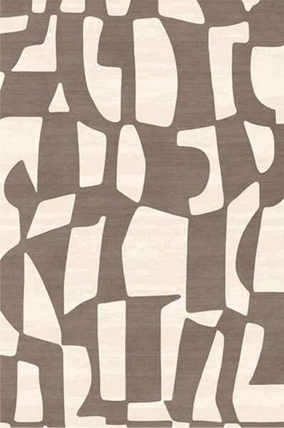 Abstract Contemporary Rugs for Bedroom, Modern Rugs under Sofa, Dining Room Floor Rugs, Modern Rug Ideas for Living Room-Paintingforhome