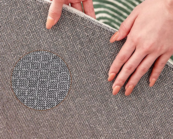 Bedroom Abstract Modern Area Rugs, Green Contemporary Modern Rugs, Geometric Round Rugs for Dining Room, Mid Century Round Modern Rugs under Chairs-Paintingforhome