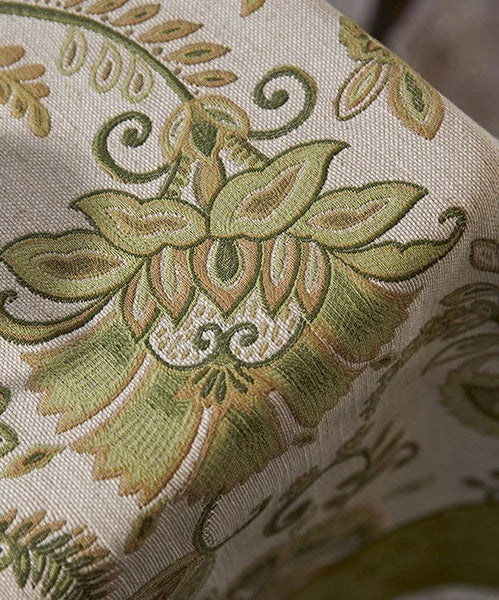 Table Cover for Dining Room Table, Flower Pattern Linen Tablecloth for Round Table, Modern Kitchen Table Cover, Simple Modern Rectangle Tablecloth Ideas for Oval Table-Paintingforhome