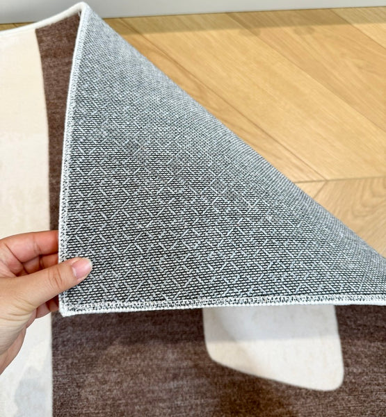 Abstract Contemporary Rugs for Bedroom, Modern Rugs under Sofa, Dining Room Floor Rugs, Modern Rug Ideas for Living Room-Paintingforhome