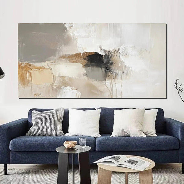 Hand Painted Wall Art Painting, Large Modern Acrylic Painting, Contemporary Canvas Artwork, Abstract Wall Art Paintings, Modern Art for Dining Room-Paintingforhome