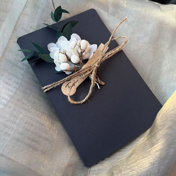 Birthday Greeting Card, Unique Anniversary Greeting Card, Creative Beautiful Valentine's Day Greeting Card, Wedding Greeting Card, Original Handmade Dried Flower Greeting Cards-Paintingforhome