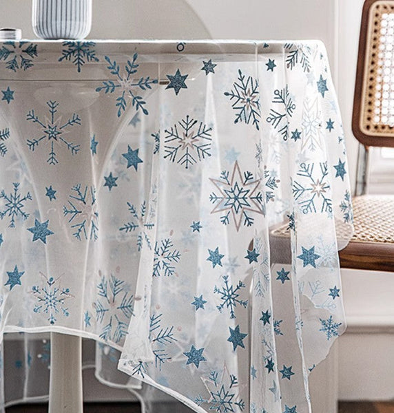 Lace Embroidered Table Covers, Rectangular Table Covers for Coffee Table, Oversized Modern Lace Tablecloths, Extra Large Rectangular Tablecloth for Oval Table-Paintingforhome