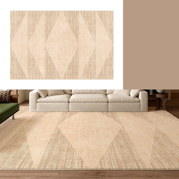 Modern Rugs under Dining Room Table, Geometric Modern Carpets for Office, Abstract Modern Rugs for Living Room, Contemporary Modern Rugs Next to Bed-Paintingforhome