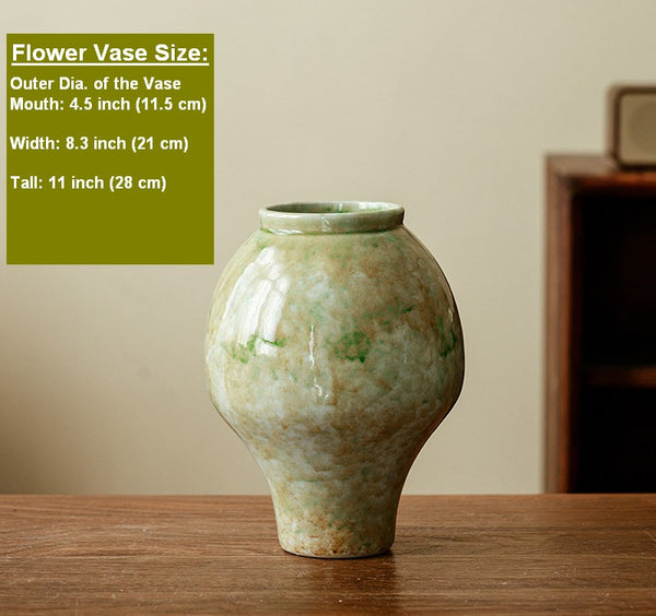 Centerpiece Ceramic Bud Vases, Porcelain Flower Vases, Flower Vases on Table, Handmade Water Holding Flower Vase-Paintingforhome