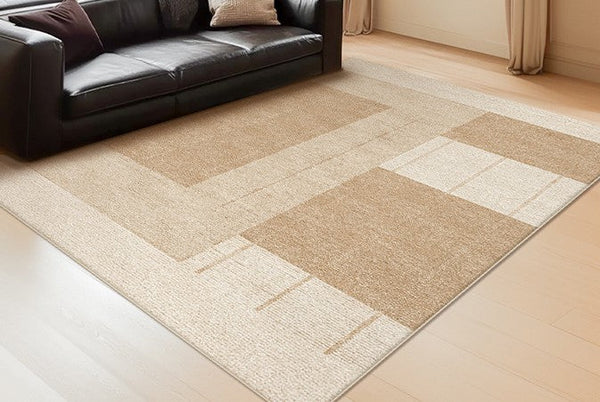 Large Modern Rugs for Living Room, Mid Century Modern Rugs for Bedroom, Contemporary Abstract Rugs under Dining Room Table-Paintingforhome