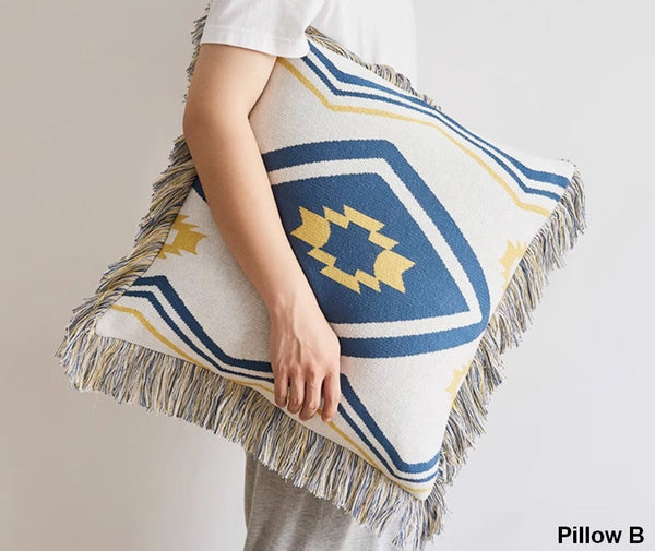 Simple Decorative Pillow Covers, Modern Decorative Pillow for Interior Design, Contemporary Modern Sofa Pillows for Bedroom, Square Modern Pillows for Couch-Paintingforhome