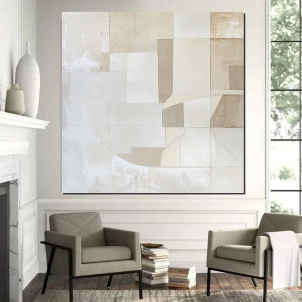 Contemporary Modern Artwork, Large Modern Canvas Painting, Wall Art for Bedroom, Hand Painted Wall Art Painting-Paintingforhome