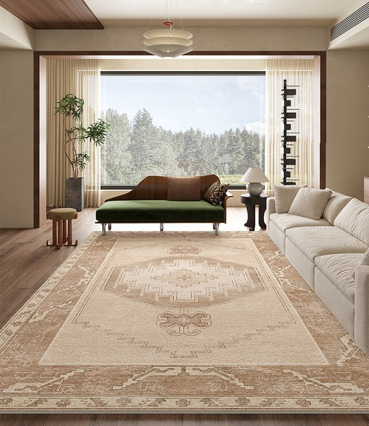 Geometric Modern Carpets for Office, Abstract Modern Rugs for Living Room, Contemporary Modern Rugs Next to Bed, Modern Rugs under Dining Room Table-Paintingforhome