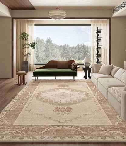 Geometric Modern Carpets for Office, Abstract Modern Rugs for Living Room, Contemporary Modern Rugs Next to Bed, Modern Rugs under Dining Room Table-Paintingforhome