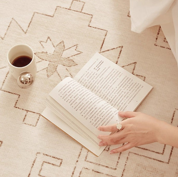 Geometric Modern Carpets for Office, Abstract Modern Rugs for Living Room, Contemporary Modern Rugs Next to Bed, Modern Rugs under Dining Room Table-Paintingforhome