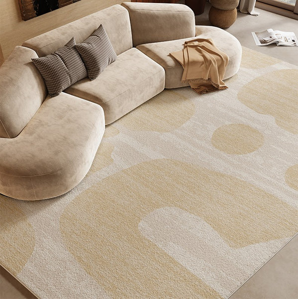 Modern Rugs under Sofa, Dining Room Floor Rugs, Abstract Contemporary Rugs for Bedroom, Modern Rug Ideas for Living Room-Paintingforhome