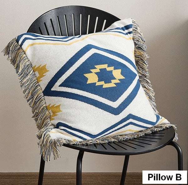 Simple Decorative Pillow Covers, Modern Decorative Pillow for Interior Design, Contemporary Modern Sofa Pillows for Bedroom, Square Modern Pillows for Couch-Paintingforhome