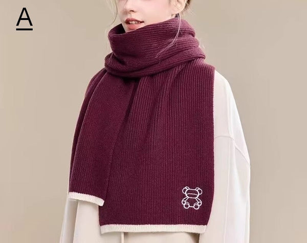 Warm Winter Scarf, Cold Weather Scarf, Fashion Scarf, Christmas Gifts for Her, Holiday Scarf, Winter Wool Scarf, Soft Cashmere Scarf for Women, Elegant Wool Scarves-Paintingforhome