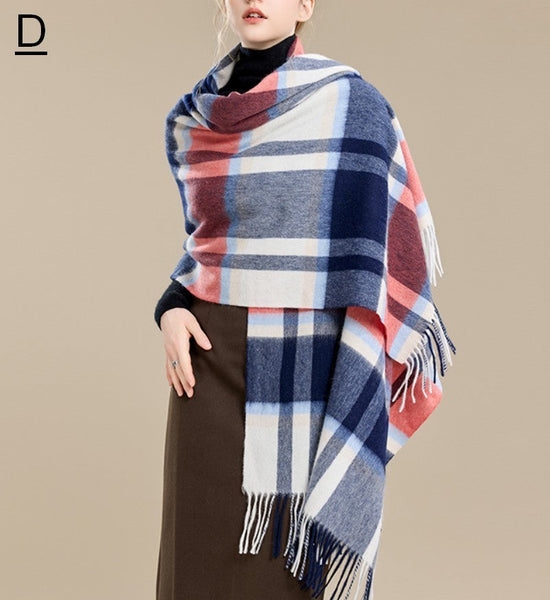 Large Wool Scarf, Winter Shawl, Christmas Holiday Gift, Evening Wrap, Winter Shawl, Elegant Shawl, Warm Cape, Cold Weather Scarf, Fashion Scarf, Oversized Scarf-Paintingforhome
