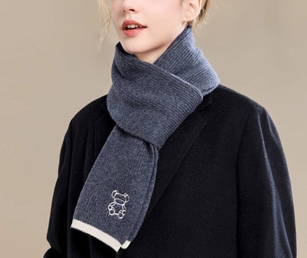 Warm Winter Scarf, Cold Weather Scarf, Fashion Scarf, Christmas Gifts for Her, Holiday Scarf, Winter Wool Scarf, Soft Cashmere Scarf for Women, Elegant Wool Scarves-Paintingforhome