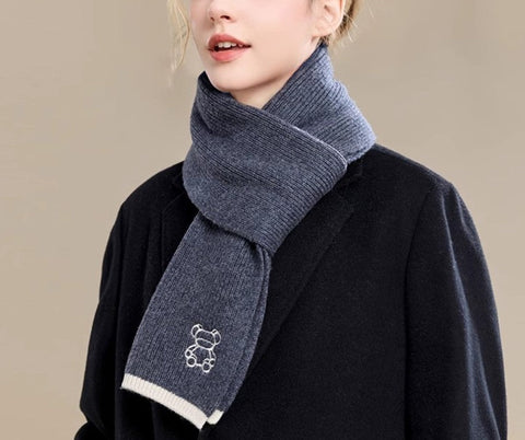 Warm Winter Scarf, Cold Weather Scarf, Fashion Scarf, Christmas Gifts for Her, Holiday Scarf, Winter Wool Scarf, Soft Cashmere Scarf for Women, Elegant Wool Scarves-Paintingforhome