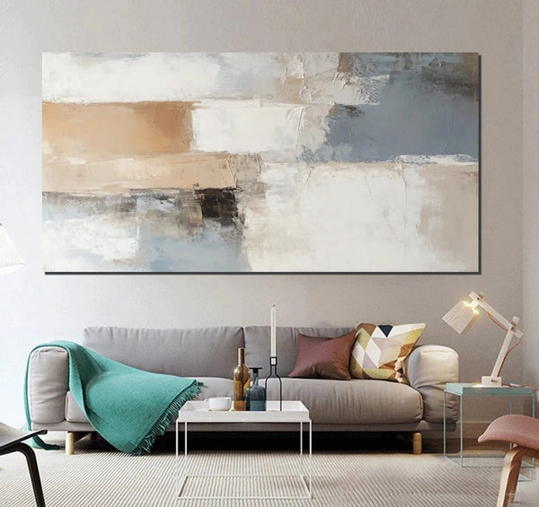 Acrylic Paintings for Living Room, Simple Painting Ideas for Living Room, Acrylic Painting on Canvas, Modern Paintings for Bedroom, Large Wall Art Ideas for Dining Room-Paintingforhome