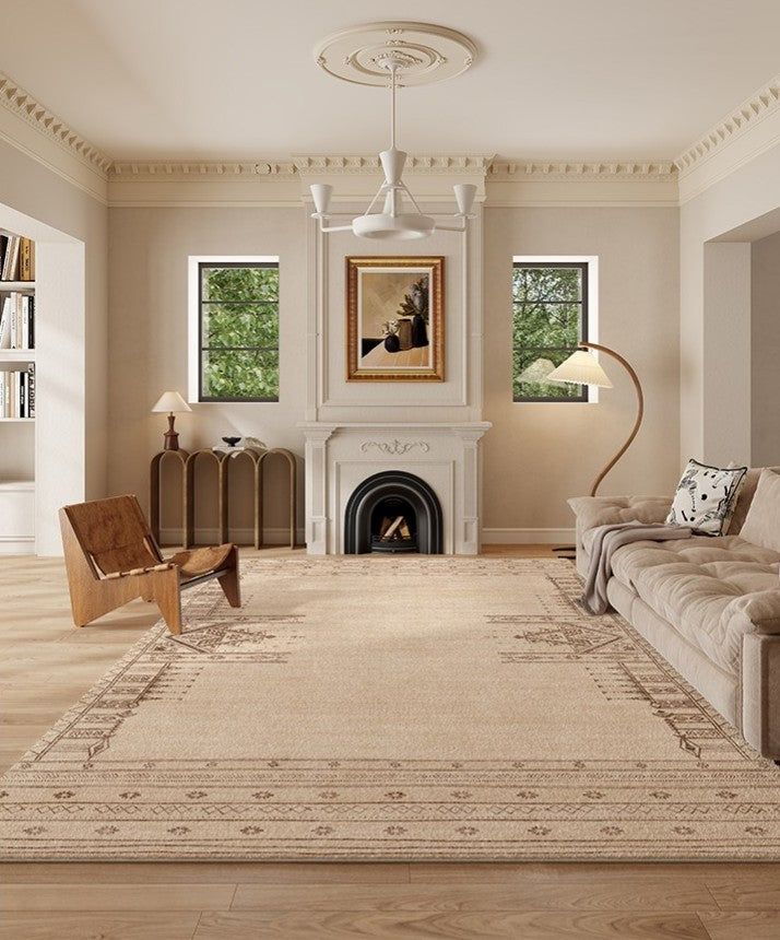 Contemporary Modern Rugs Next to Bed, Modern Rugs under Dining Room Table, Geometric Modern Carpets for Office, Abstract Modern Rugs for Living Room-Paintingforhome