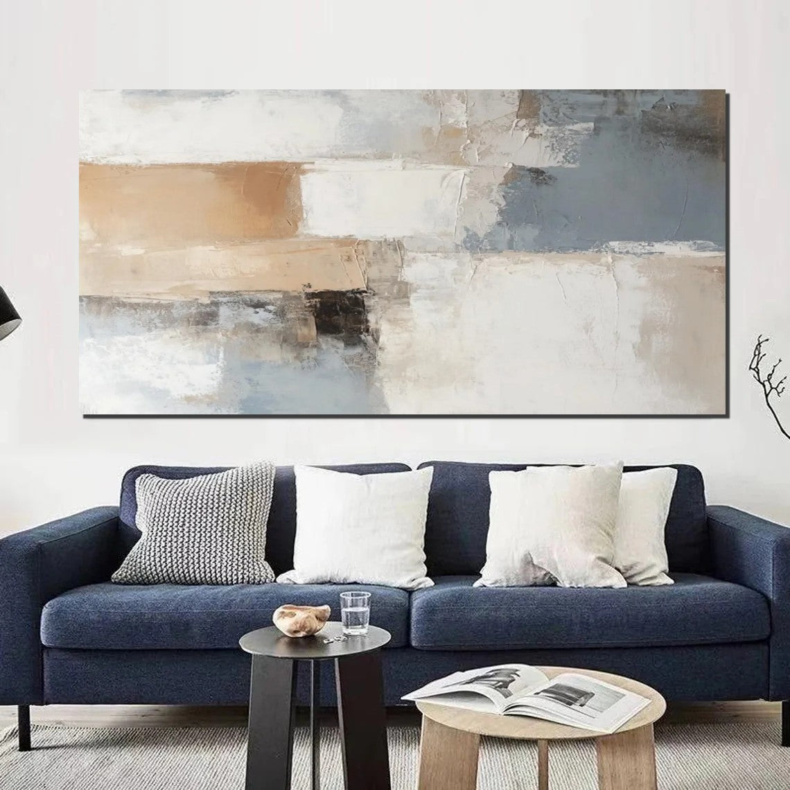 Acrylic Paintings for Living Room, Simple Painting Ideas for Living Room, Acrylic Painting on Canvas, Modern Paintings for Bedroom, Large Wall Art Ideas for Dining Room-Paintingforhome