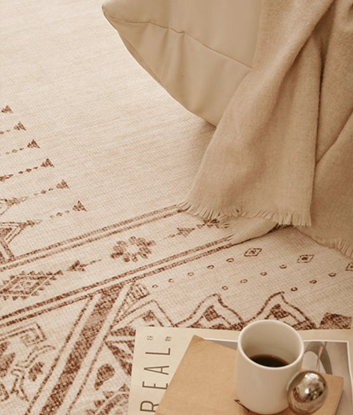 Contemporary Modern Rugs Next to Bed, Modern Rugs under Dining Room Table, Geometric Modern Carpets for Office, Abstract Modern Rugs for Living Room-Paintingforhome