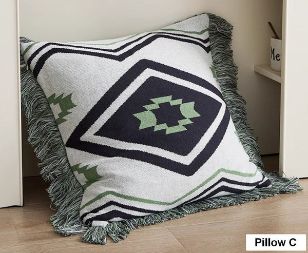 Simple Decorative Pillow Covers, Modern Decorative Pillow for Interior Design, Contemporary Modern Sofa Pillows for Bedroom, Square Modern Pillows for Couch-Paintingforhome