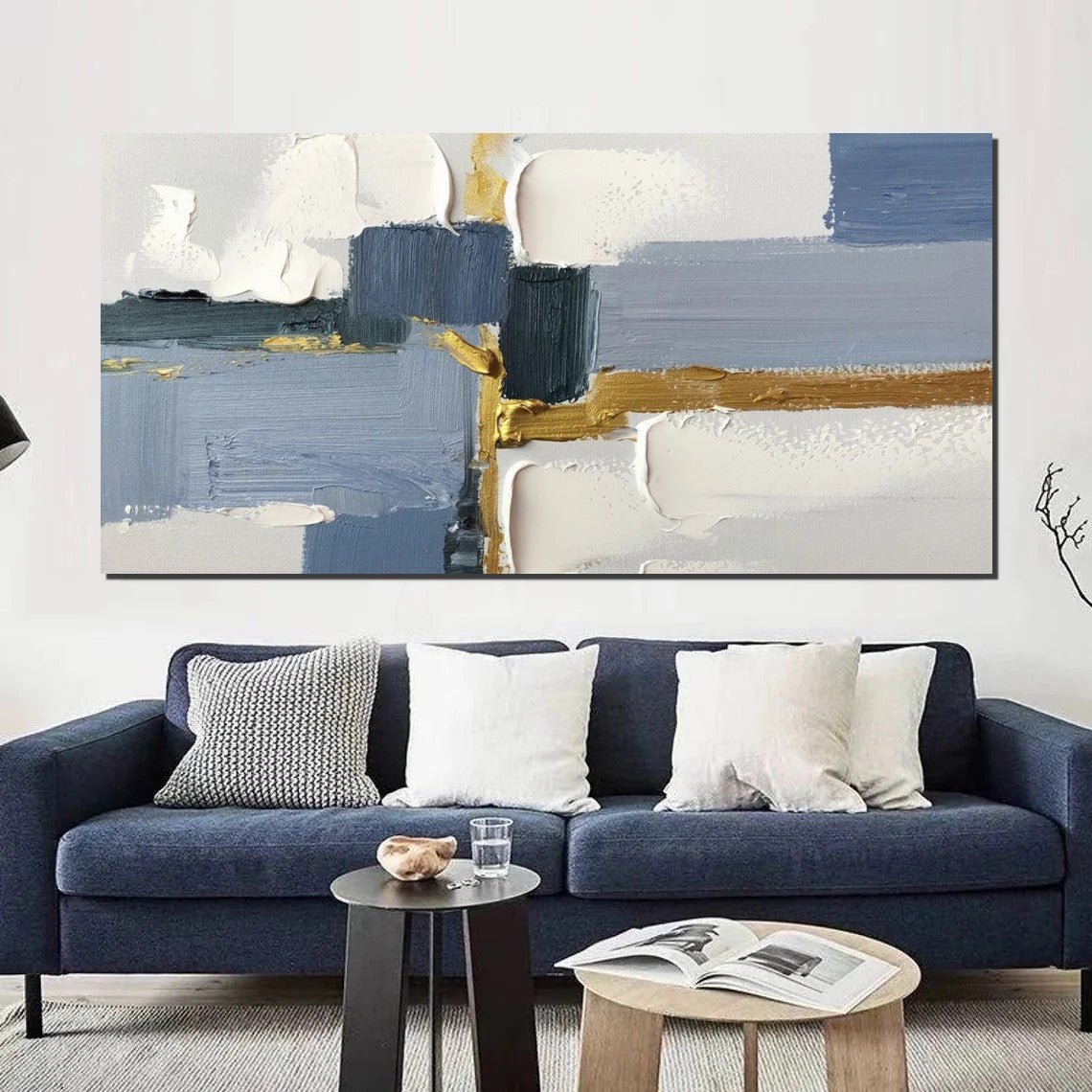 Abstract Acrylic Paintings on Canvas, Hand Painted Wall Art Paintings, Contemporary Canvas Artwork, Abstract Wall Art Paintings, Modern Art Paintings for Dining Room-Paintingforhome